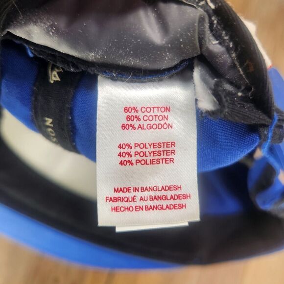 Mitchell Ness Golden State Warriors Snapback Hat Cap Blue White Retro NBA Sports - Picture 10 of 10